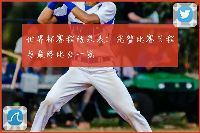 世界杯赛程结果表：完整比赛日程与最终比分一览